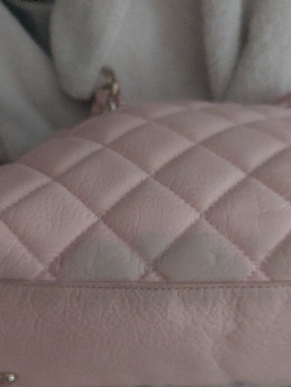 kate spade Quilted Light Pink Crossbody Bag with Gold Hardware - Picture 5 of 7